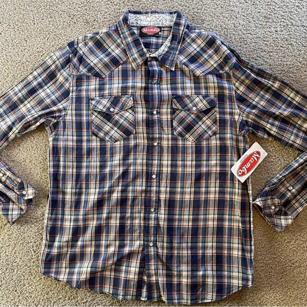 Mambo mens Button Up shirt XL New With Tags